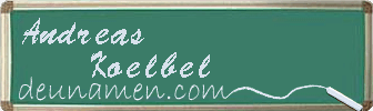 Andreas Koelbel Visitenkarte
